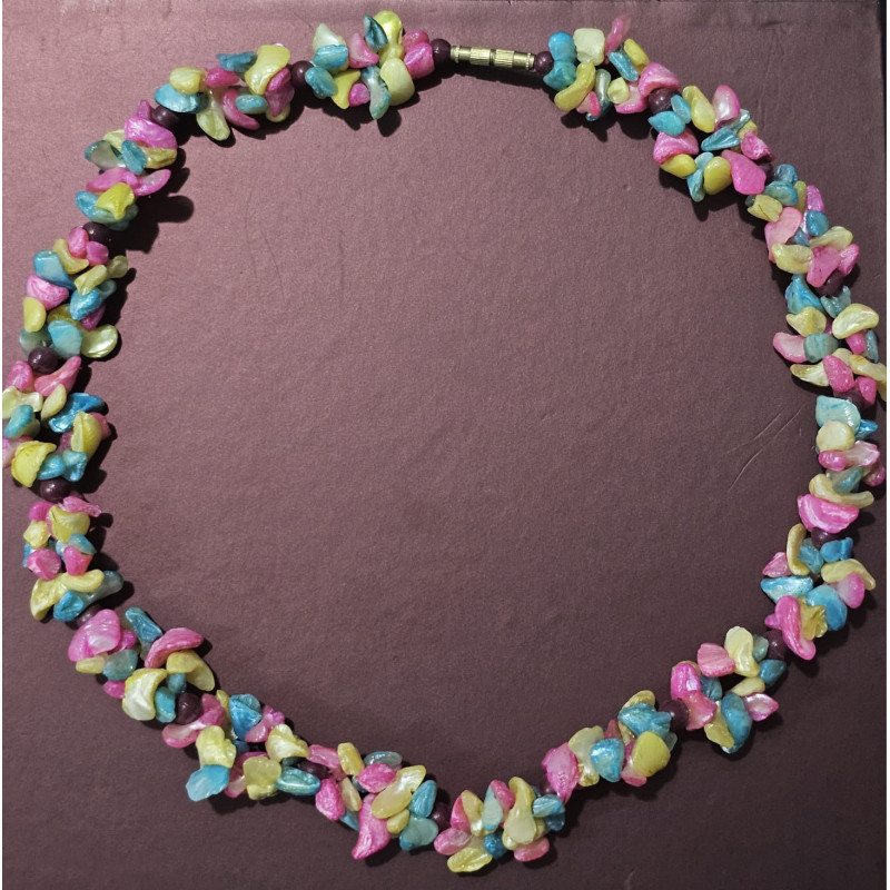 Mehsi Heritage Shell-Inlay Necklace