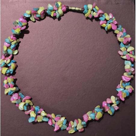 Mehsi Heritage Shell-Inlay Necklace